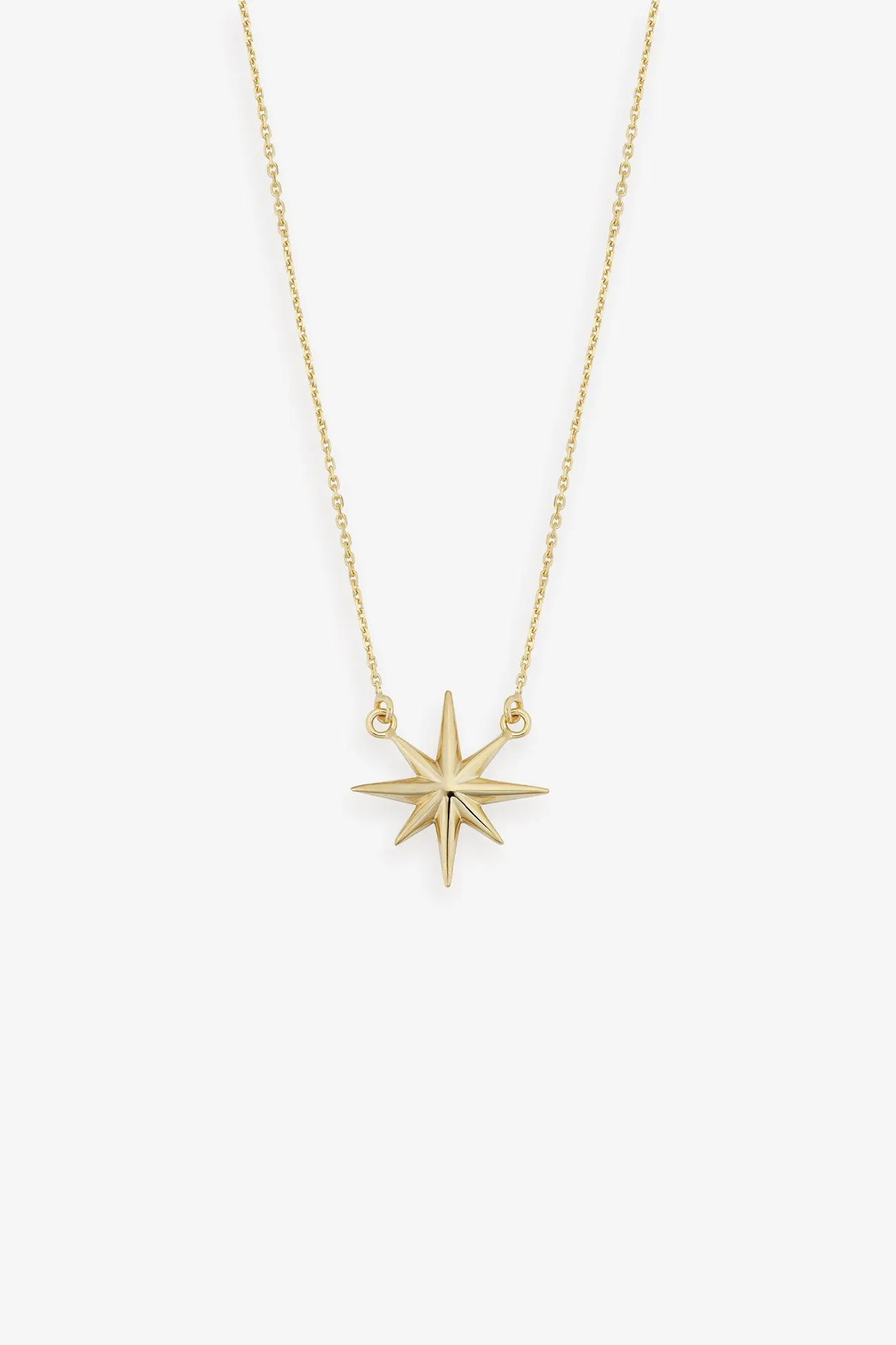 10k North Star Necklace