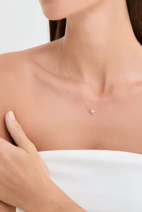 10k North Star Necklace