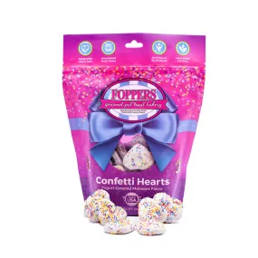12 oz. Yogurt Coated Confetti Hearts