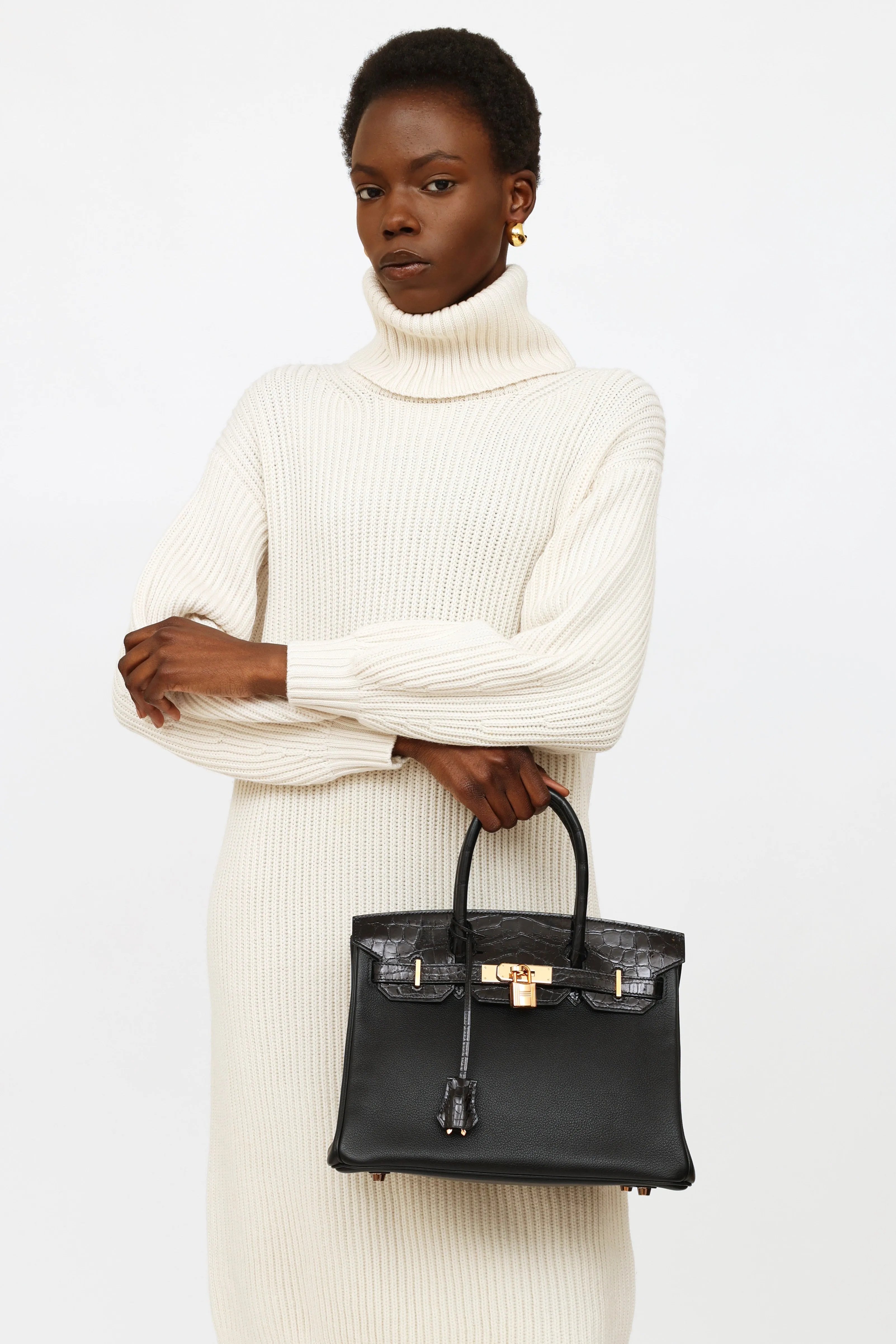 2019 Noir Togo Birkin Touch 30 Bag