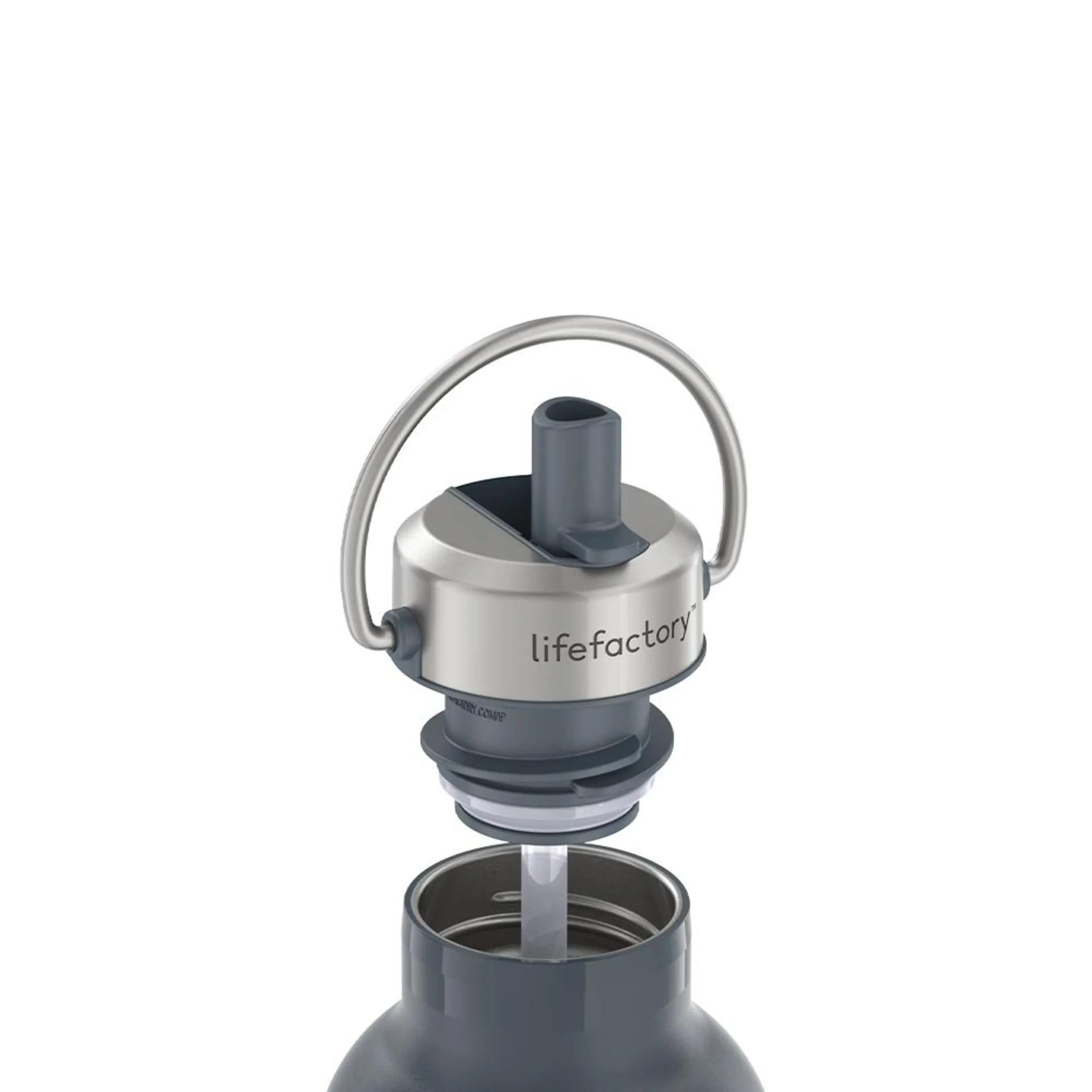 32oz Stainless Steel Water Bottle Straw Cap