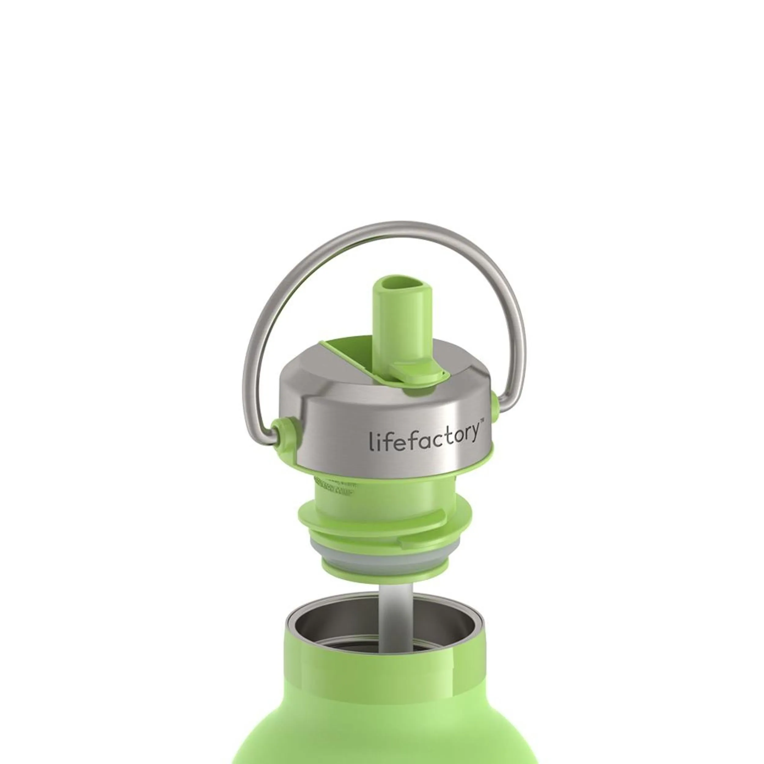 32oz Stainless Steel Water Bottle Straw Cap