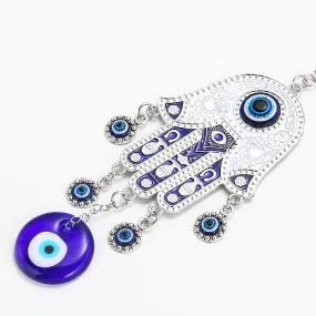 Amulet Fatima Wall Hanging Turkish Blue Eye Wind Chimes Decor