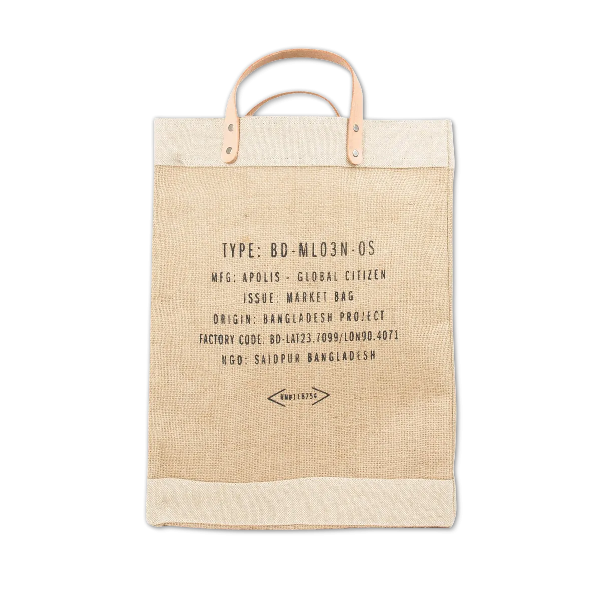 Apolis x INR: Market Bag Ventura