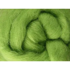 Ashford Solid Colored Corriedale Sliver - 2.2lb bag - Lime