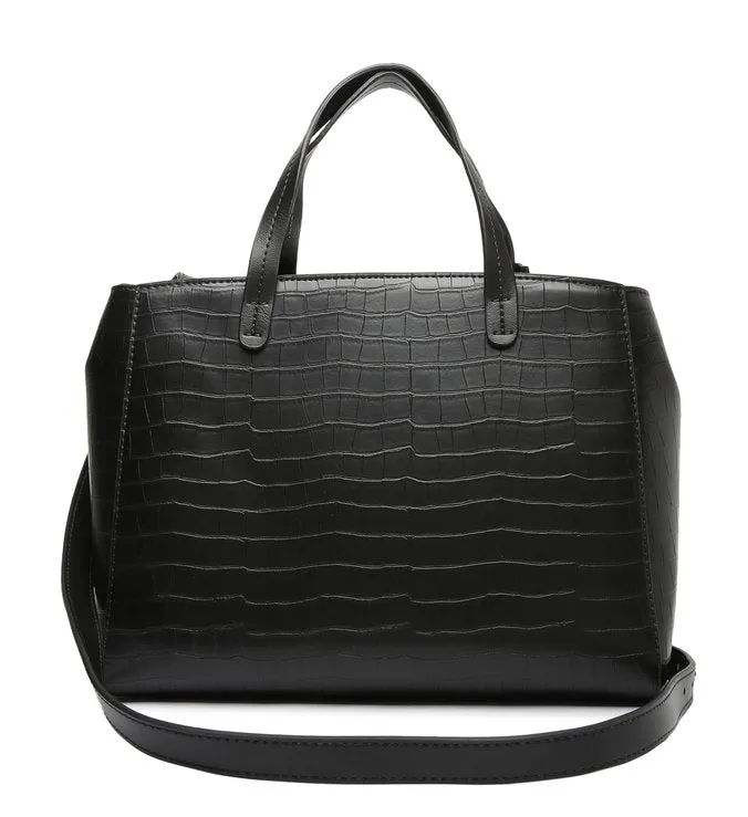 Black Chain Tote Bag