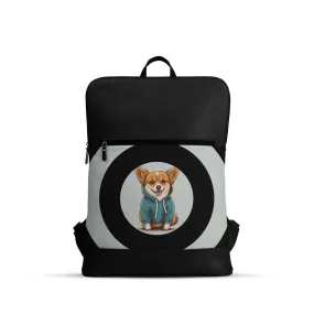 Black Orbit Laptop Backpack Dog