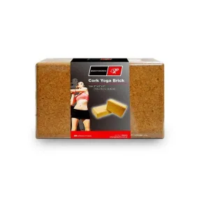 BODYWORX CORK YOGA BRICK (3” X 6” X 9”)
