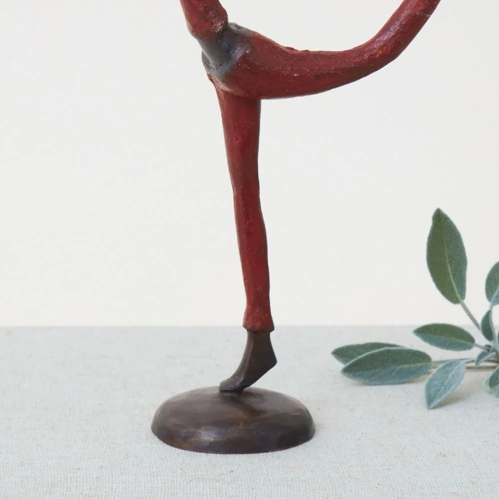 Bronze Dance Yoga Figurine
