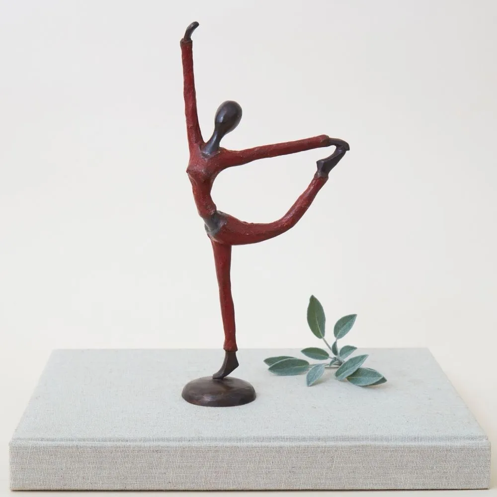Bronze Dance Yoga Figurine