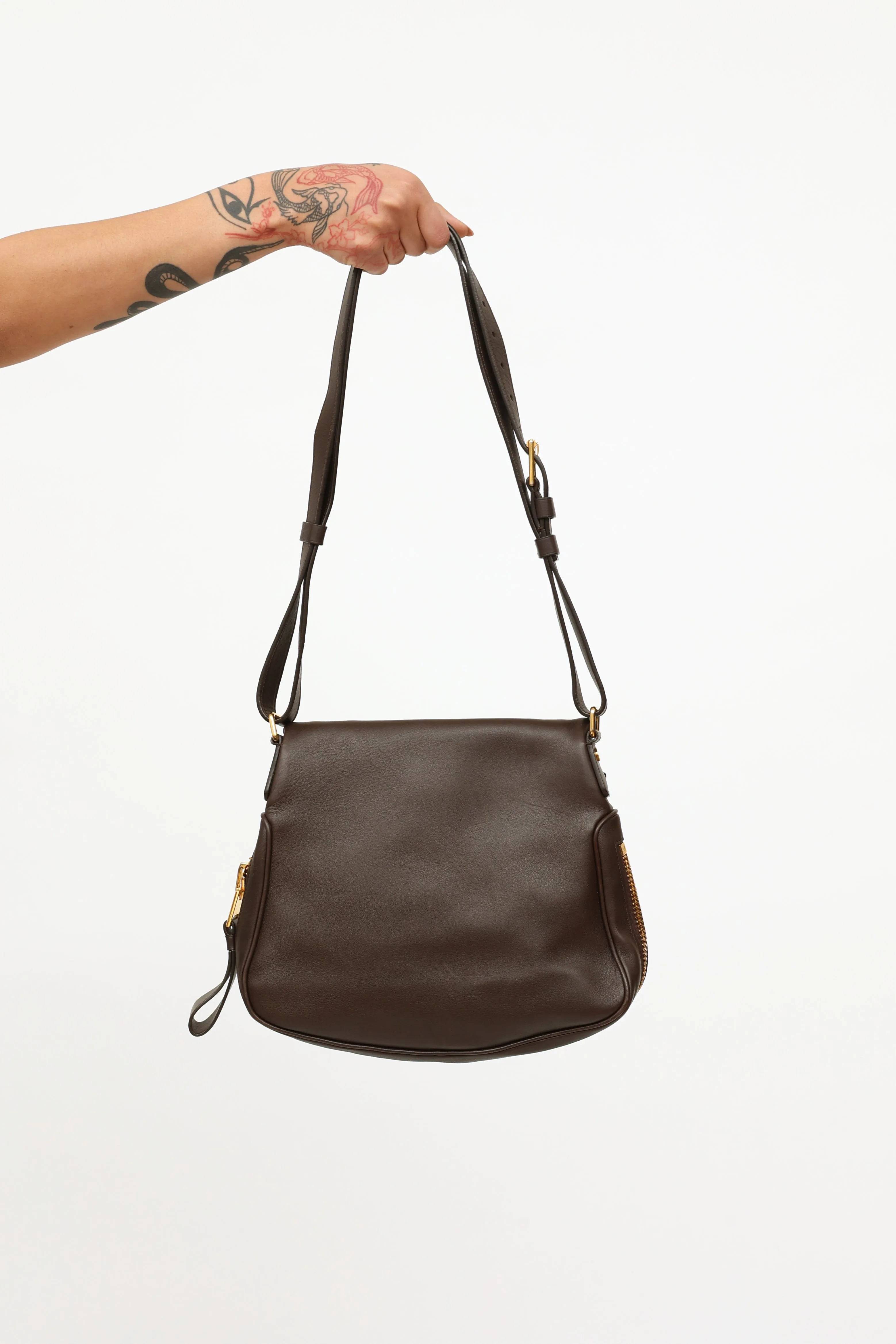 Brown Leather Jennifer Bag
