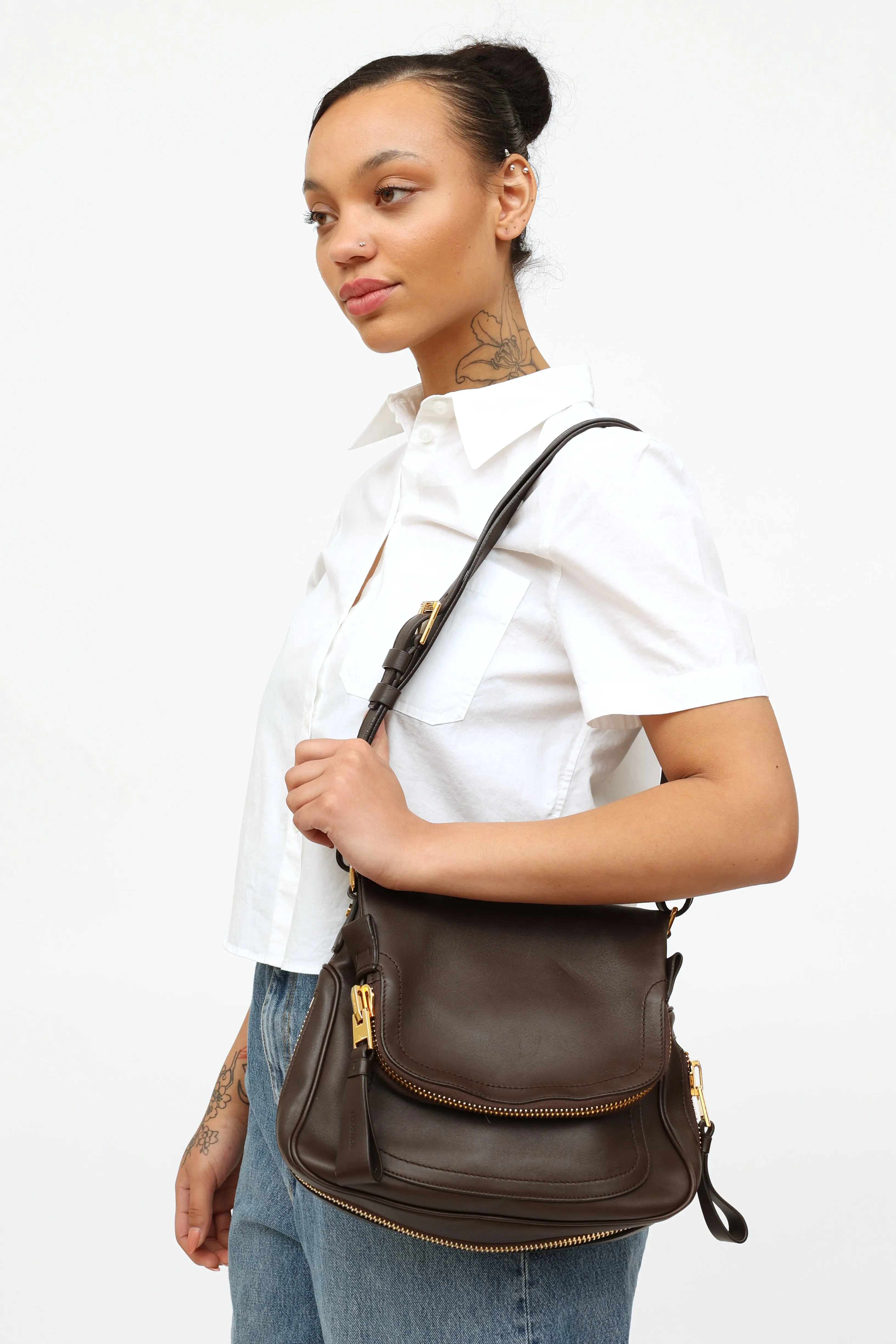 Brown Leather Jennifer Bag