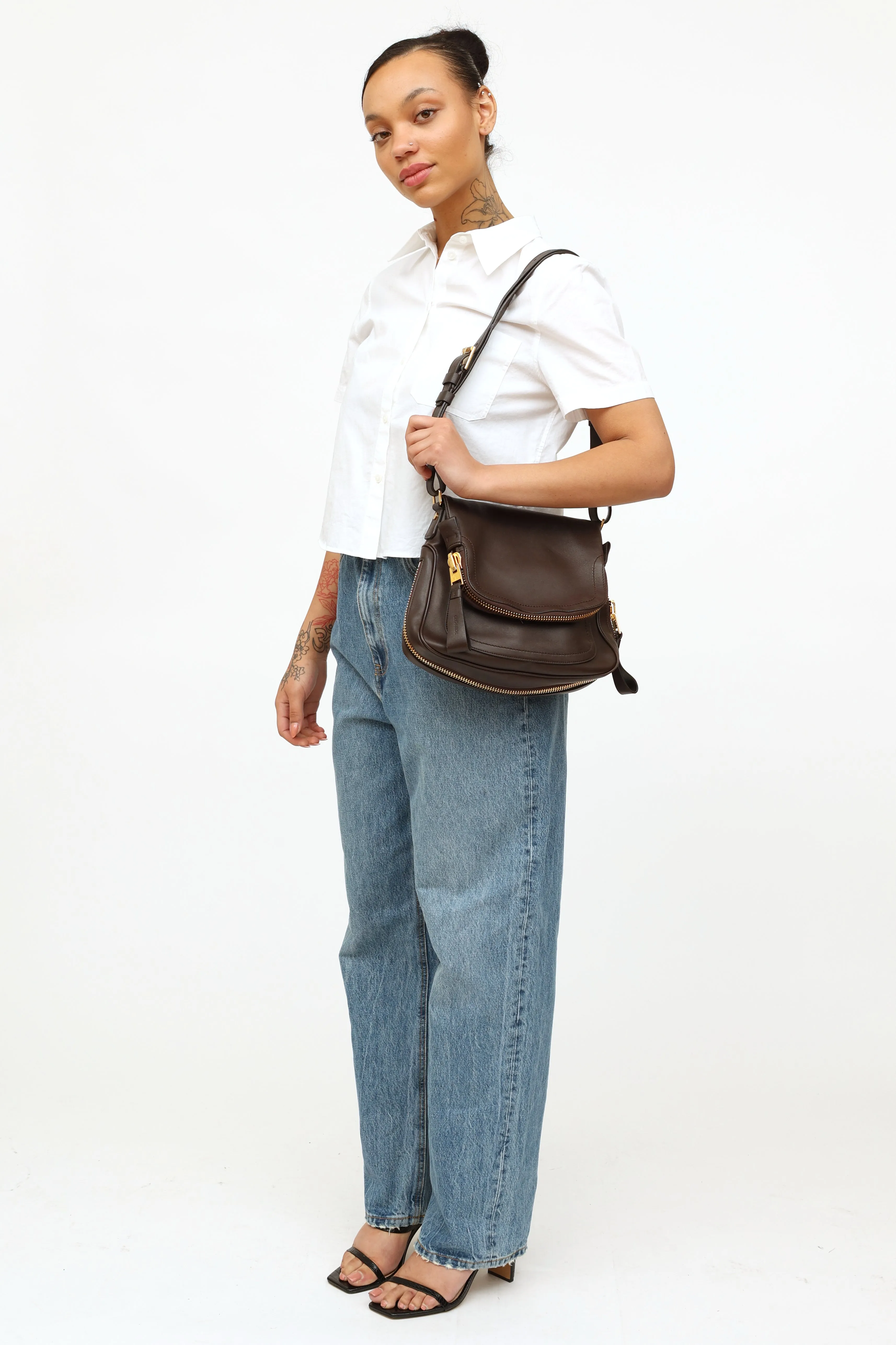 Brown Leather Jennifer Bag