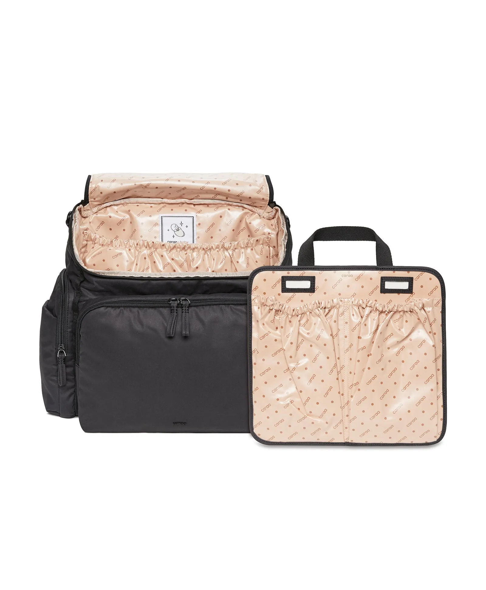 Caraa Baby Bag Cotton Large in Black