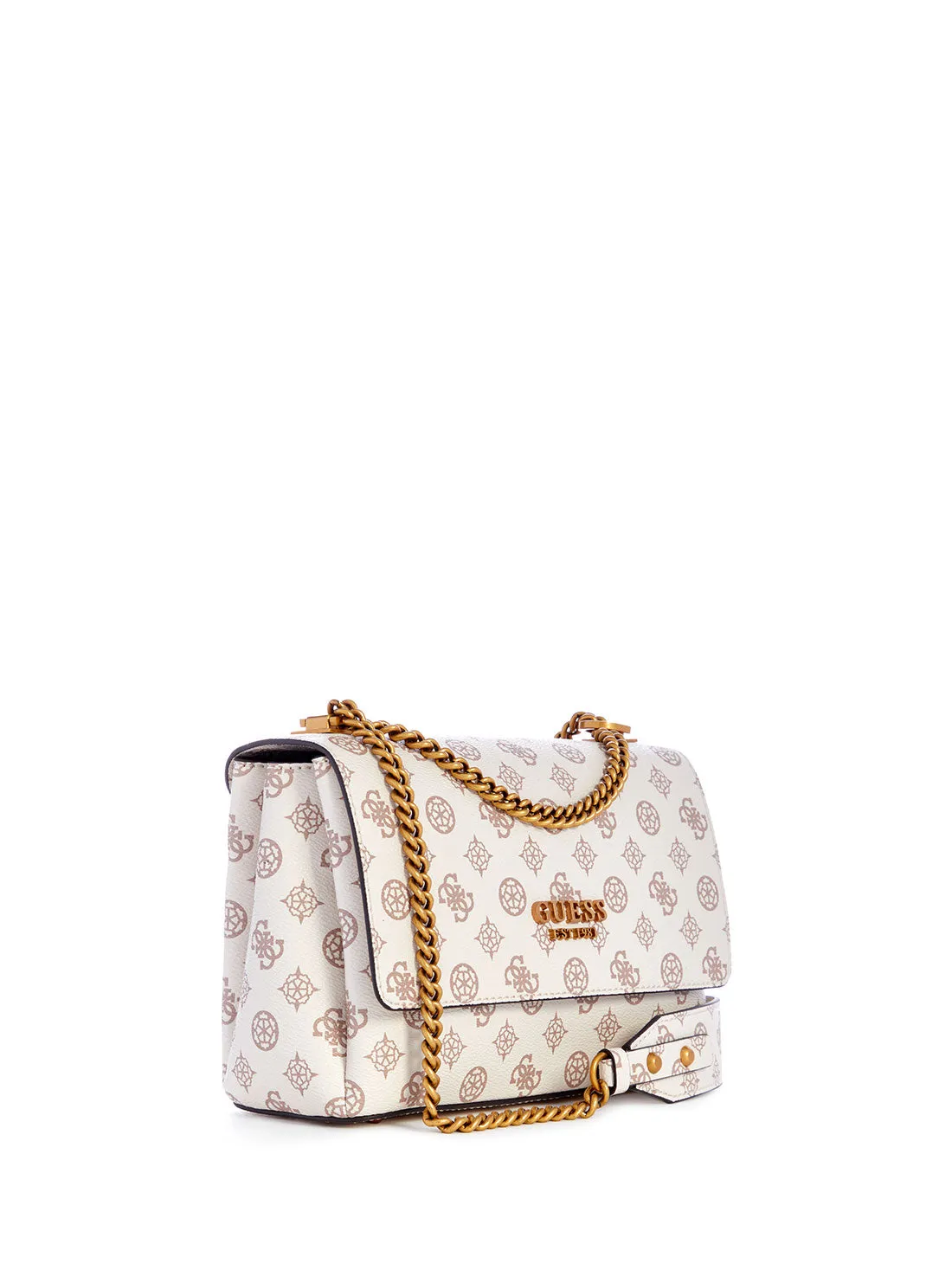 Cream Logo Fynna Crossbody Bag