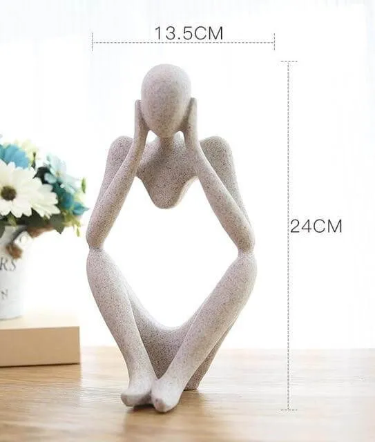 Creative European Thinking Character  Sculpture Home Decoration