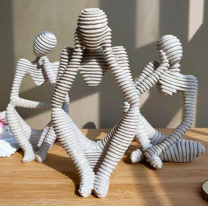 Creative European Thinking Character  Sculpture Home Decoration