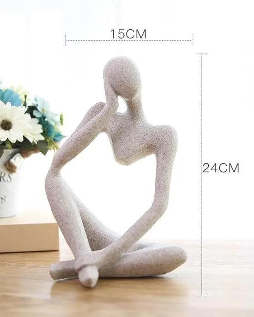 Creative European Thinking Character  Sculpture Home Decoration