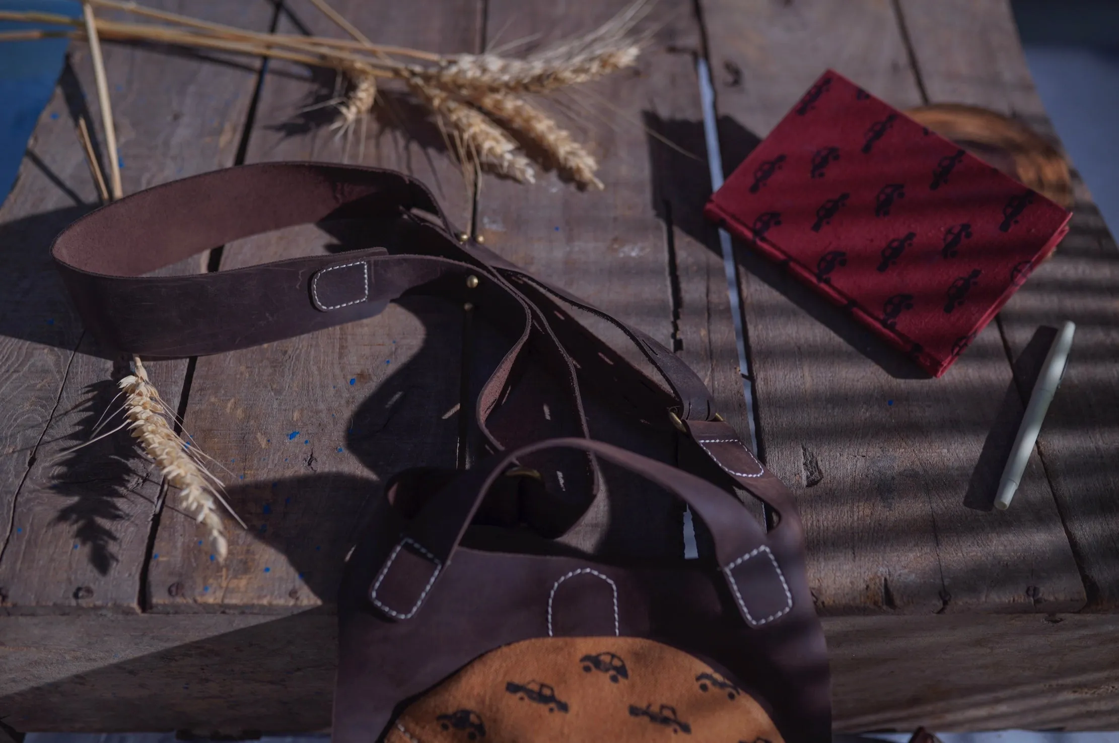 Cross Body Leather Sling Bag