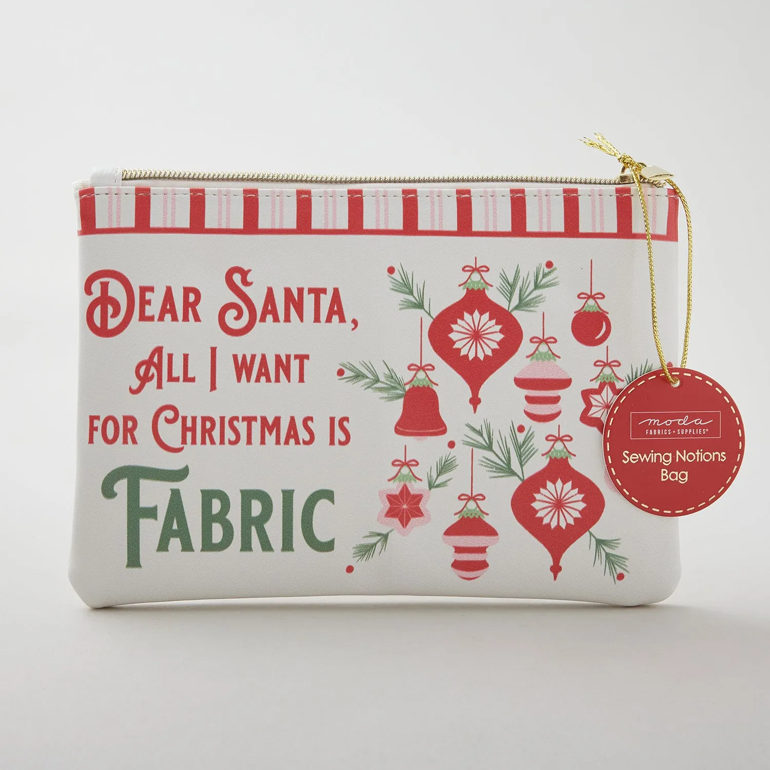 Dear Santa Ornaments Glam Bag