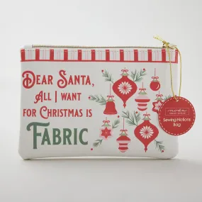 Dear Santa Ornaments Glam Bag