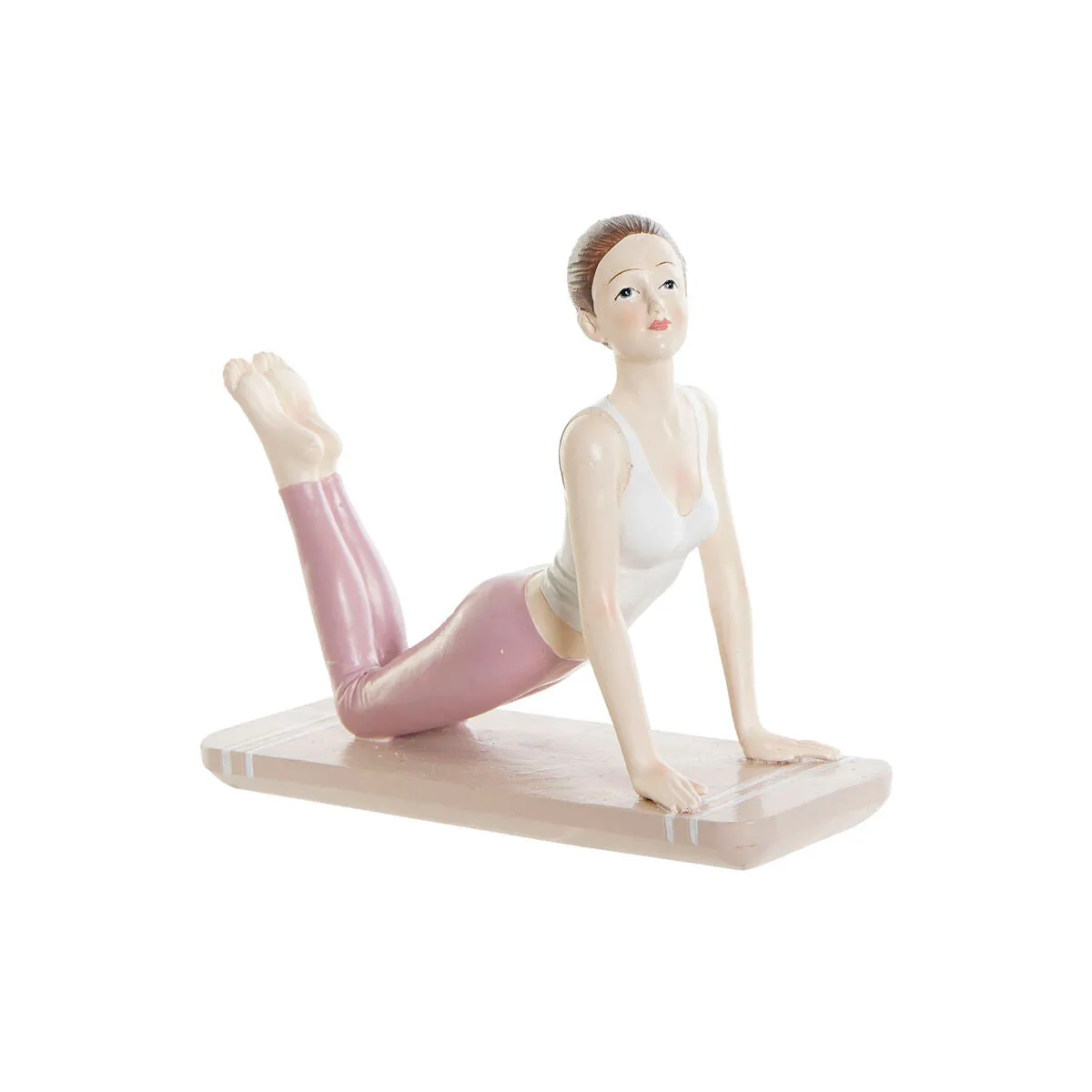 Decorative Figure DKD Home Decor Pink Yoga Scandi 16 x 6 x 13 cm