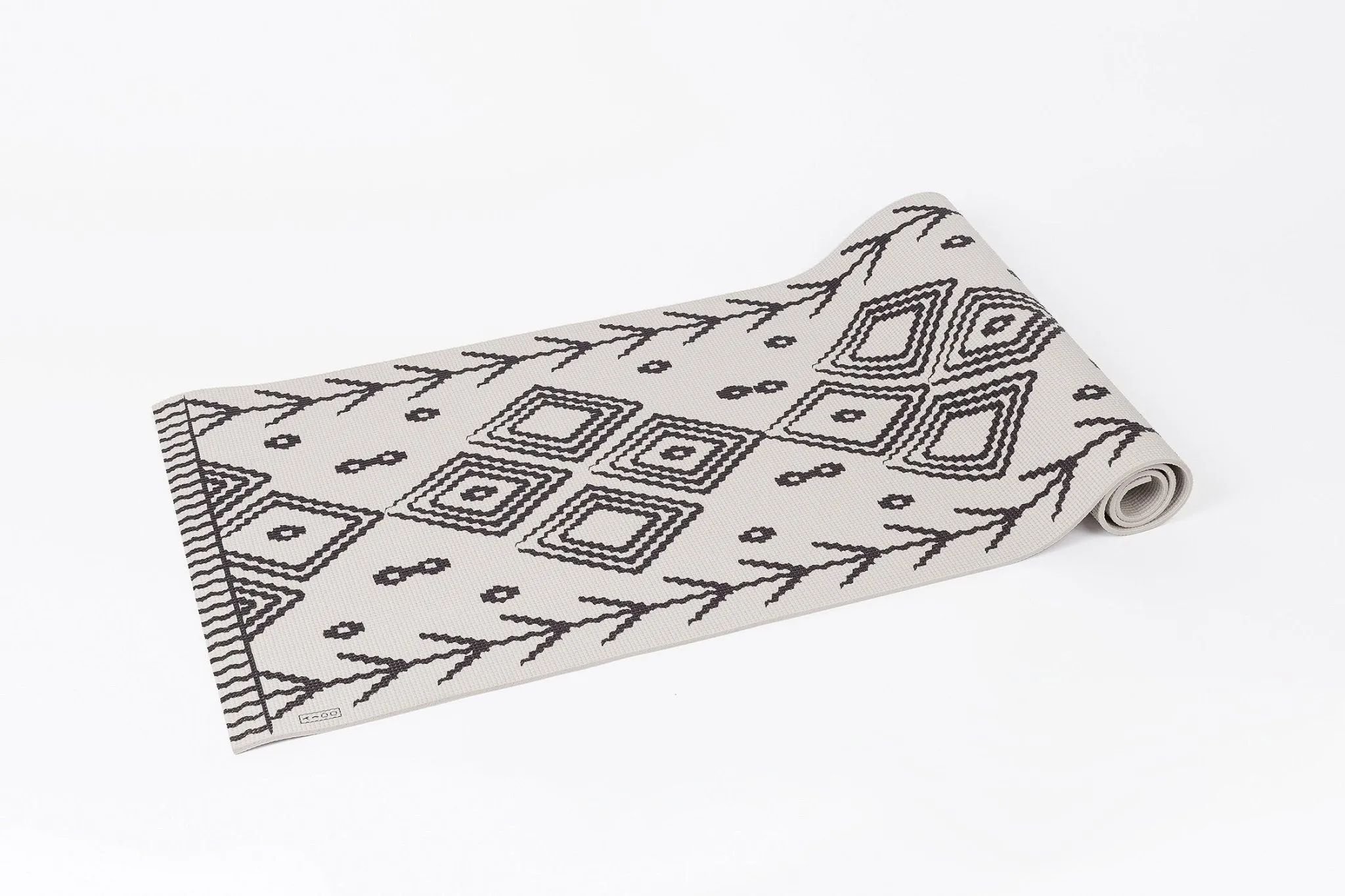 DOIY Yoga Mat Berber BLACK/WHITE
