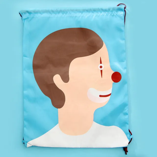 EXCELSIOR 2017 Cartoon Drawstring Backpack Portable School Bags For Girls And Boys Kids String Waterproof Bags Travel Pouch Sac