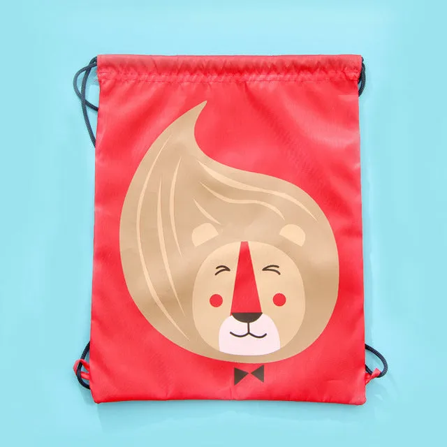 EXCELSIOR 2017 Cartoon Drawstring Backpack Portable School Bags For Girls And Boys Kids String Waterproof Bags Travel Pouch Sac