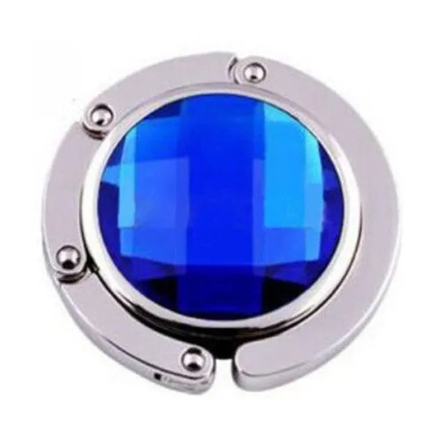 Fashion Foldable Folding Crystal Alloy Purse Handbag Hook Hanger Bag Holder