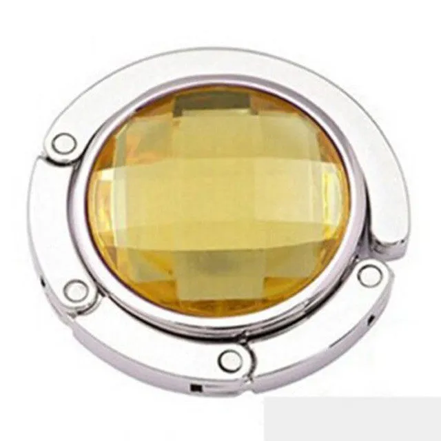 Fashion Foldable Folding Crystal Alloy Purse Handbag Hook Hanger Bag Holder
