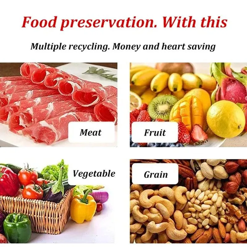 Food vacuum storage bag - keep food fresh