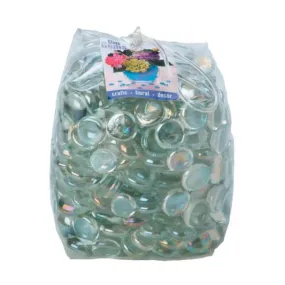 Glass Gems in PVC Bag Clear Luster 4 lb