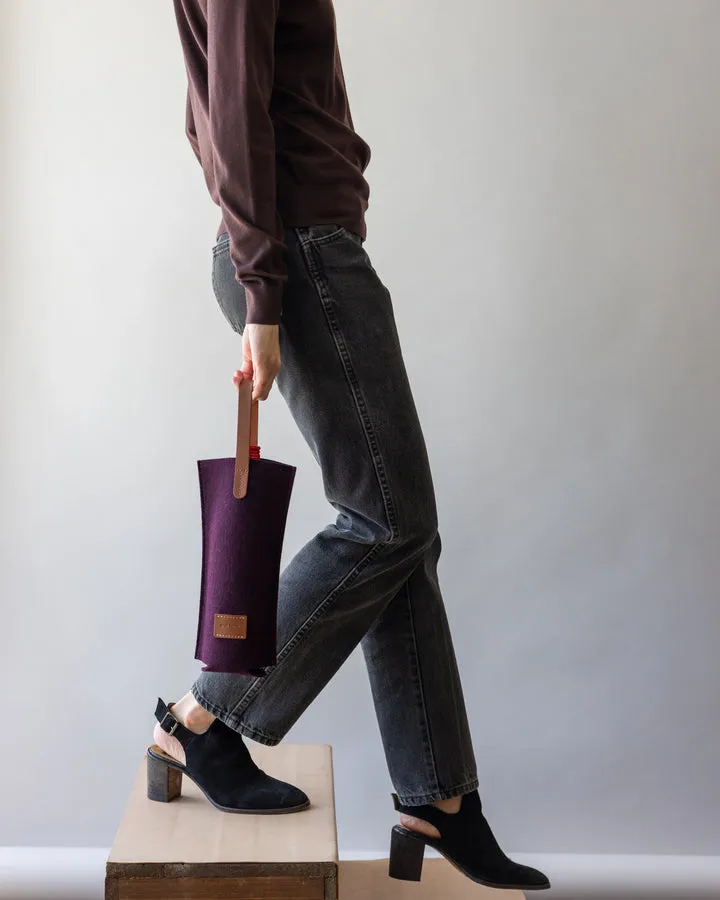 GRAF LANTZ Felted Merino Wool Wine Bag