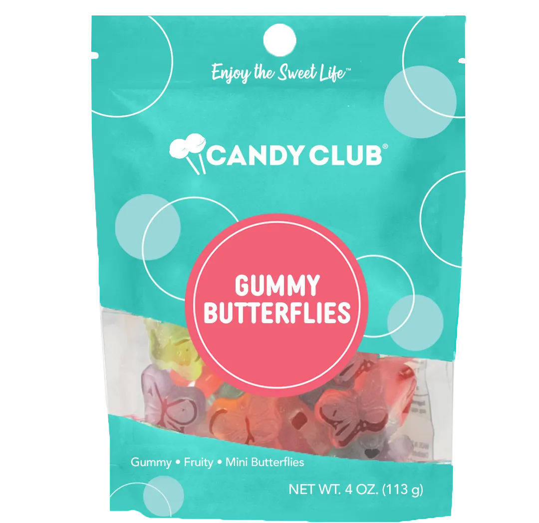 Gummy Butterflies Candy-Candy Bag