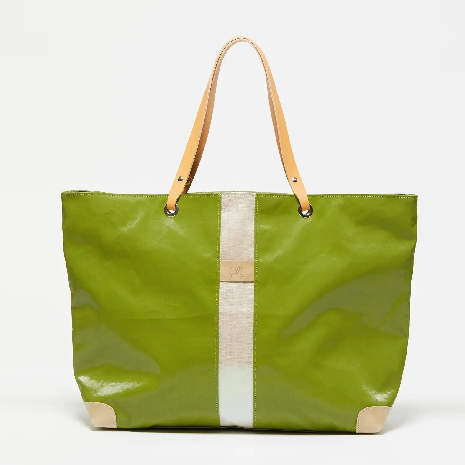 Jack Gomme Paris Pico Shopper Bag Summer Atelier Green   Pearl