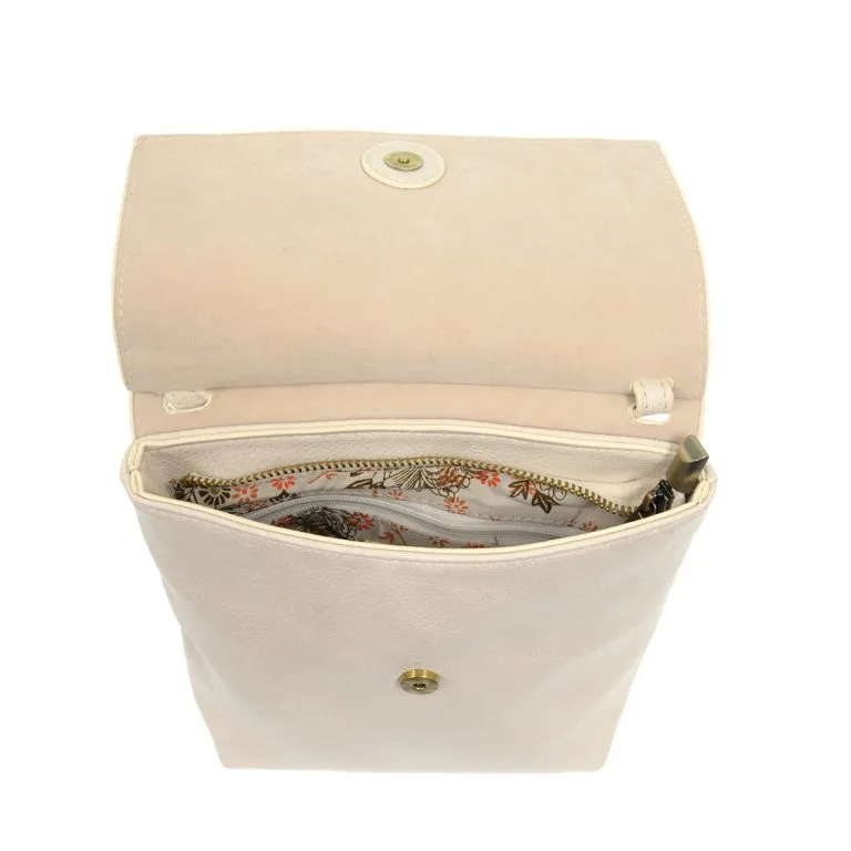 Joy Susan Aimee Front Flap Crossbody Oyster