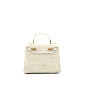 Kim Croco 9" - Cream