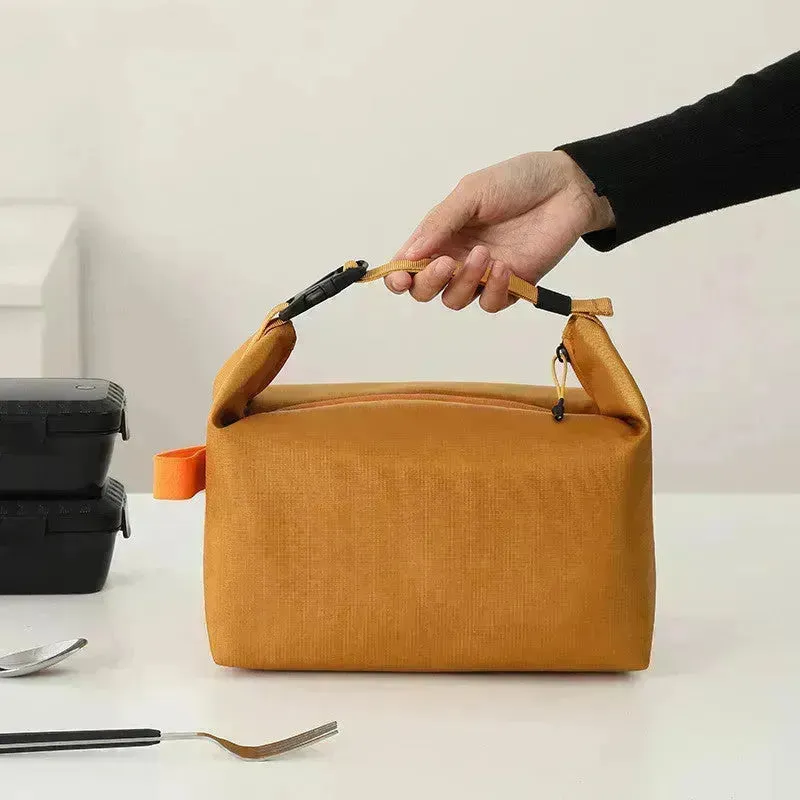 Large Capacity Foldable Work Portable Belt Lunch Bag