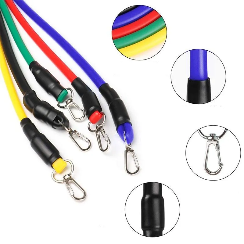 Latex Resistance Bands Crossfit Training Exercise Yoga Tubes Pull Rope
