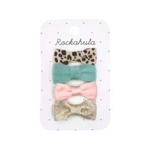 Leopard Love Mini Bow Clips - مستلزمات