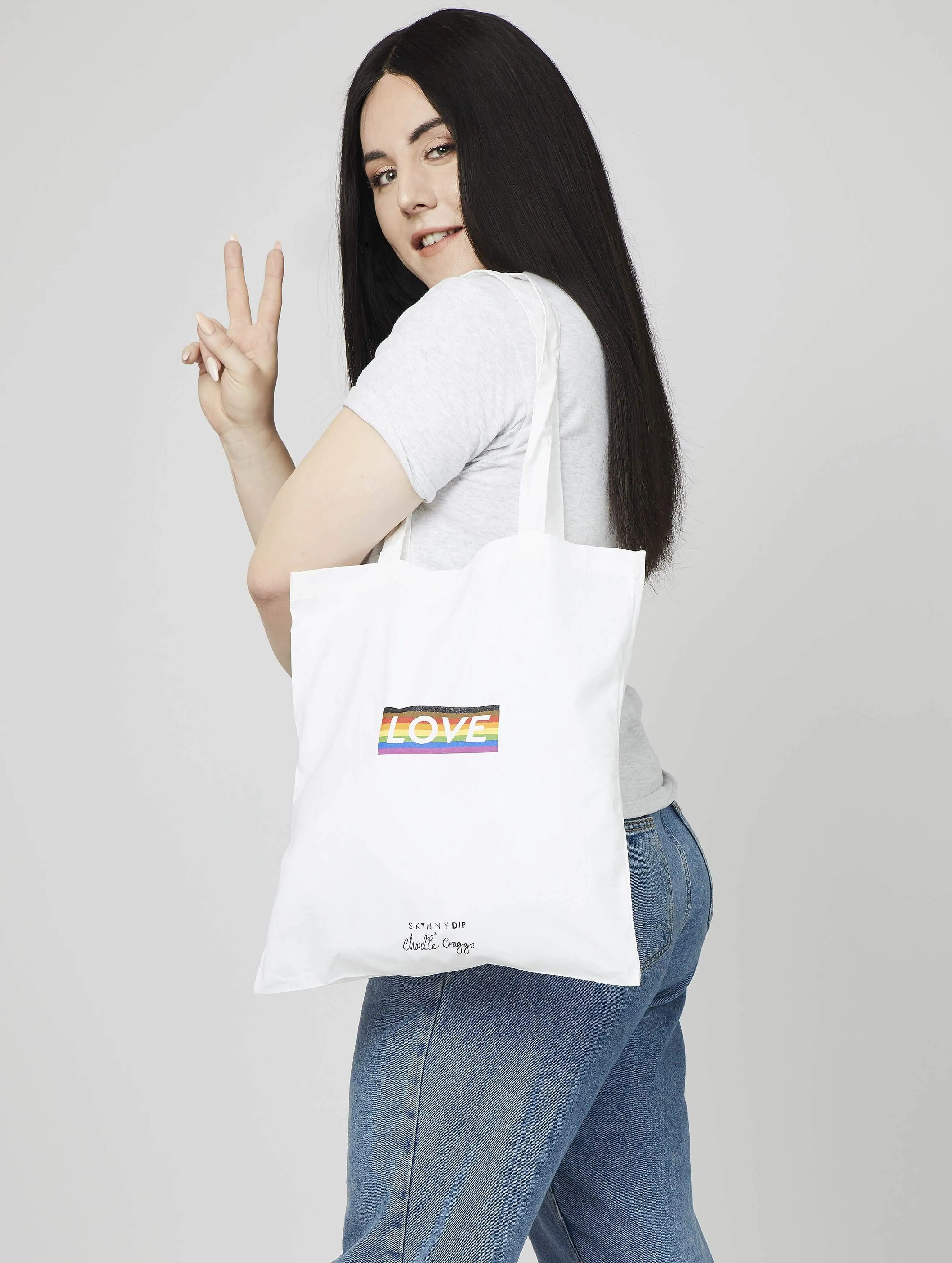 Love Pride Canvas Tote Bag
