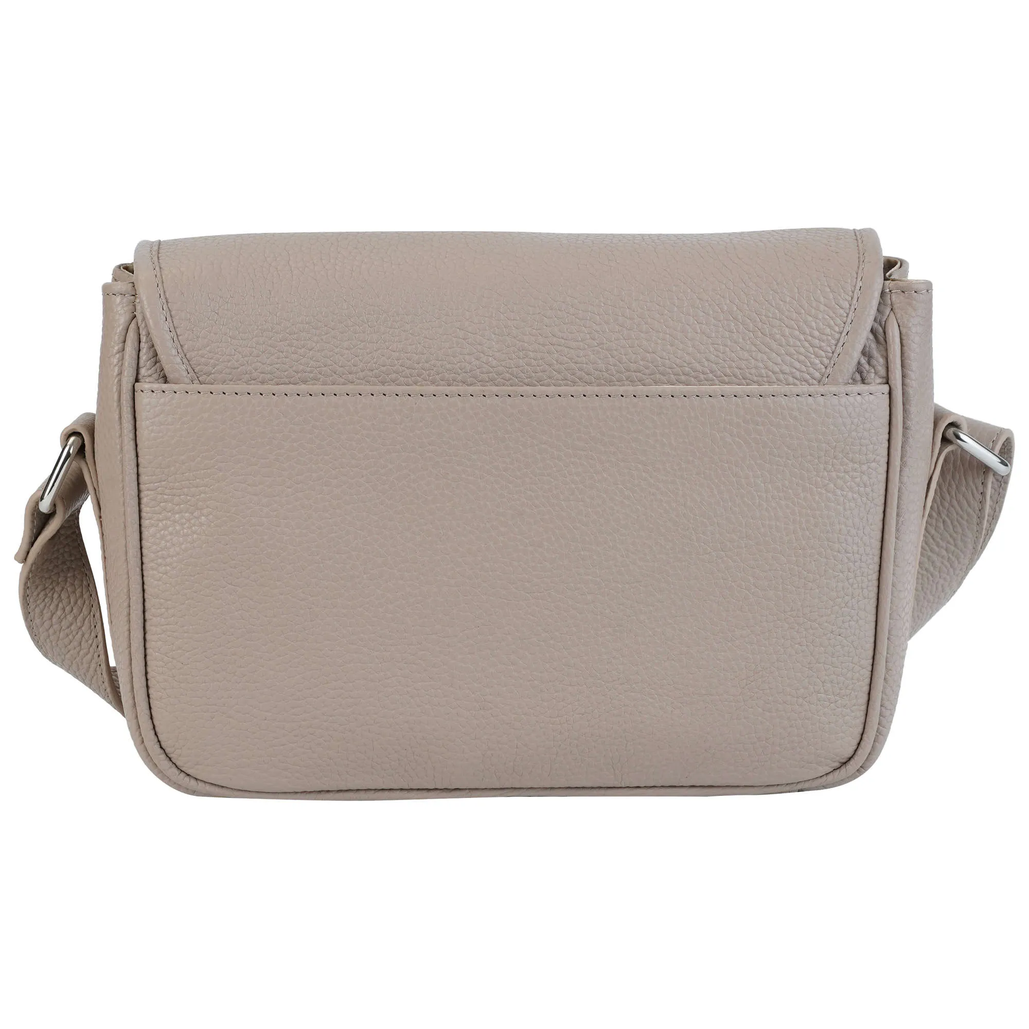 Mancini Pebbled Kimberly Flap Closure Handbag