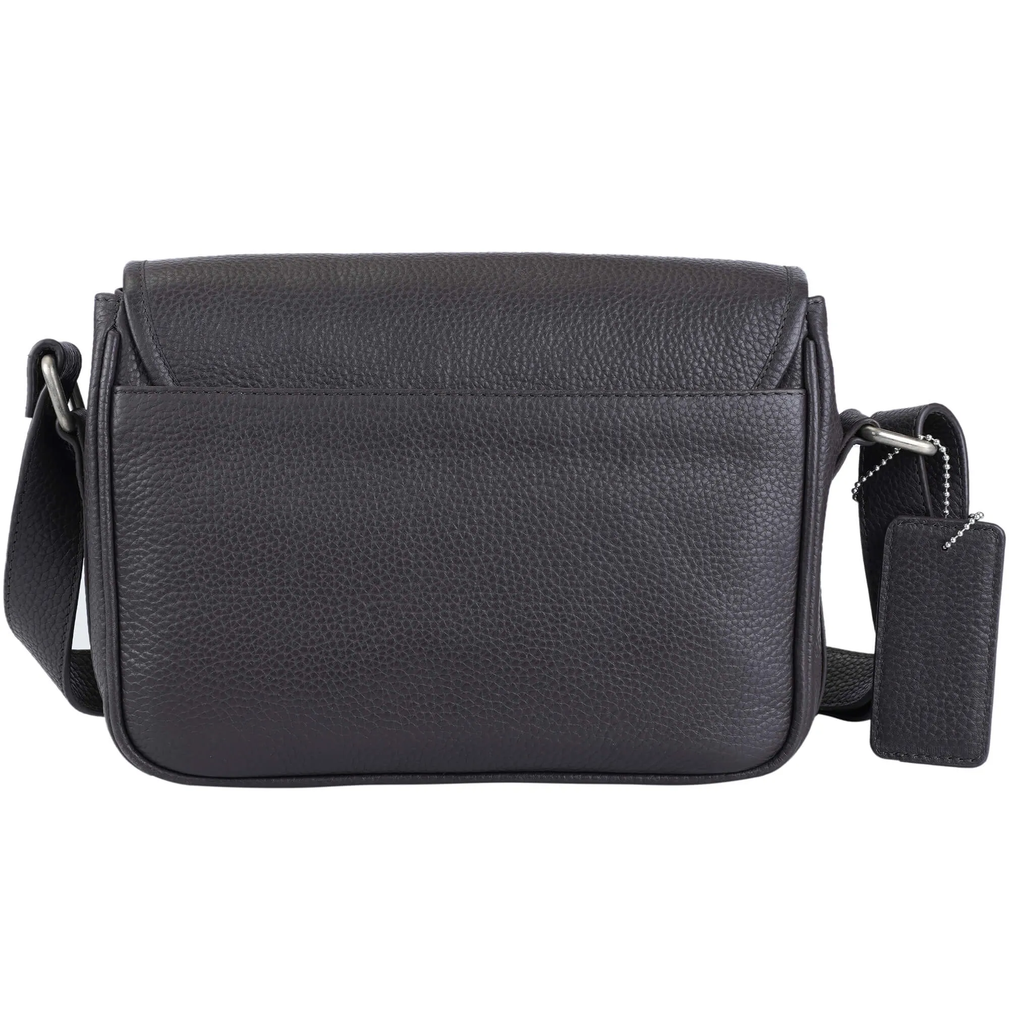 Mancini Pebbled Kimberly Flap Closure Handbag