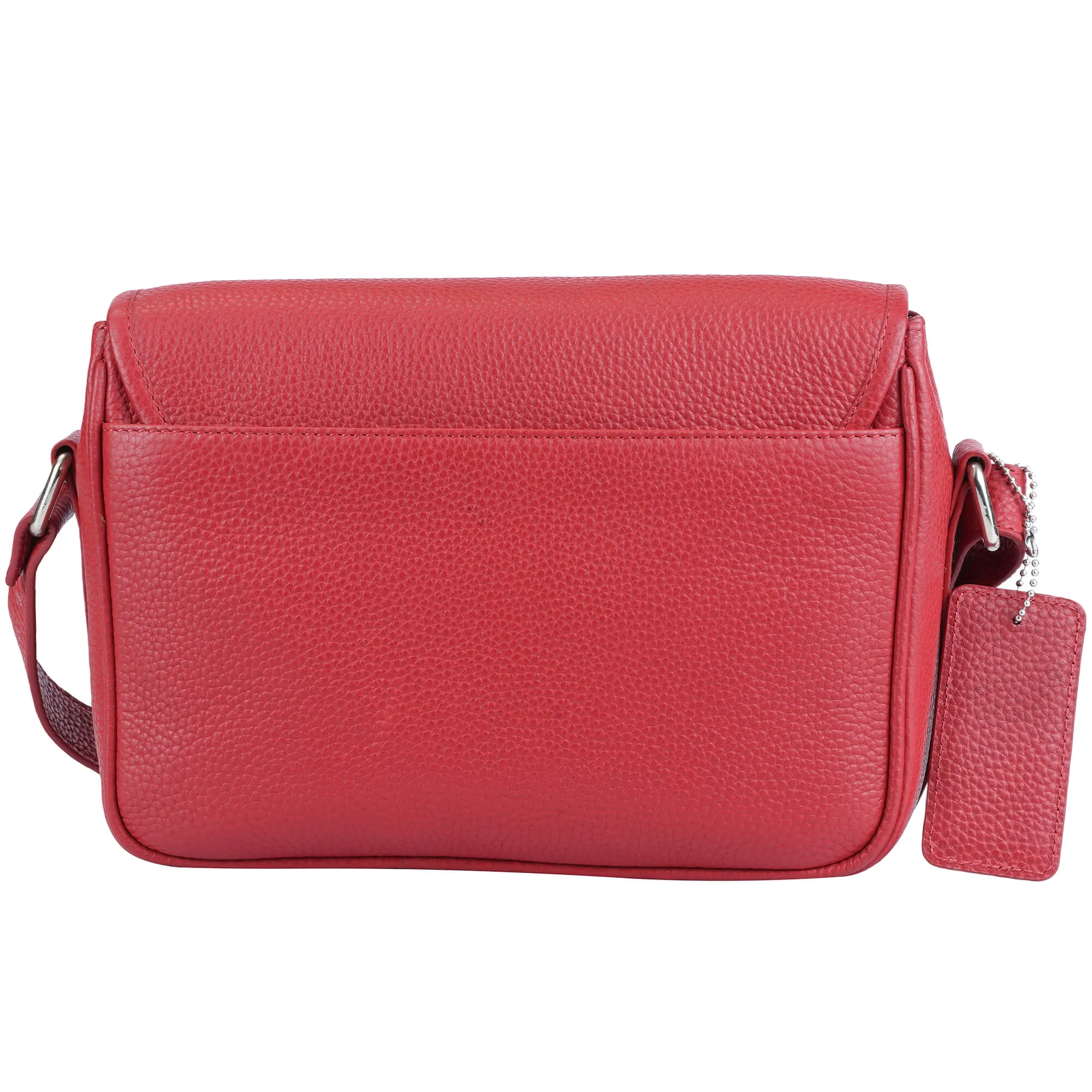 Mancini Pebbled Kimberly Flap Closure Handbag