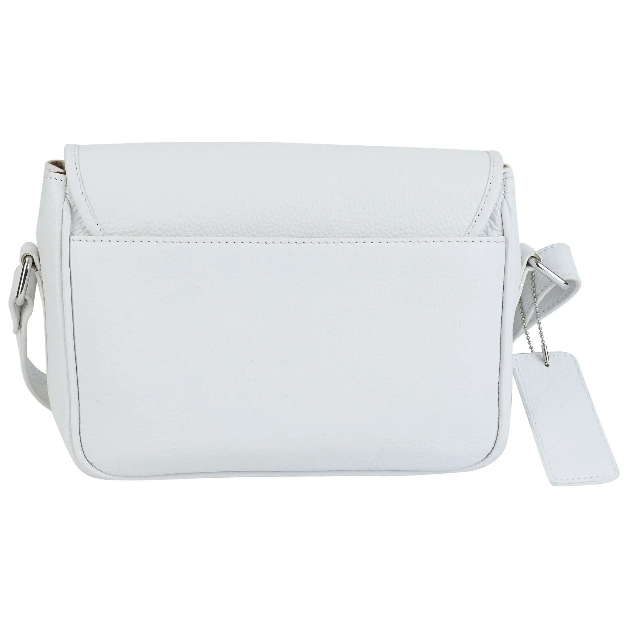 Mancini Pebbled Kimberly Flap Closure Handbag