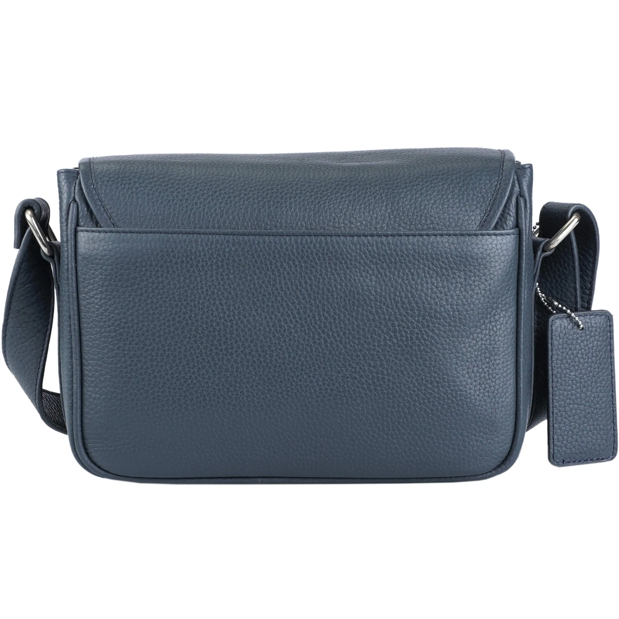 Mancini Pebbled Kimberly Flap Closure Handbag