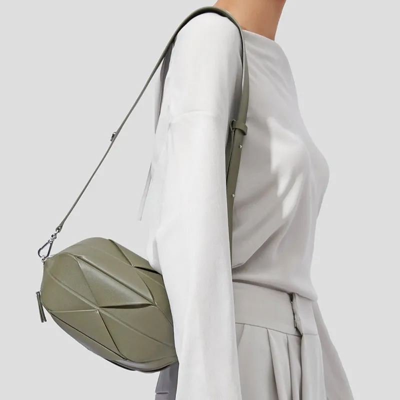 Noah Foldable Crossbody Bag - Green
