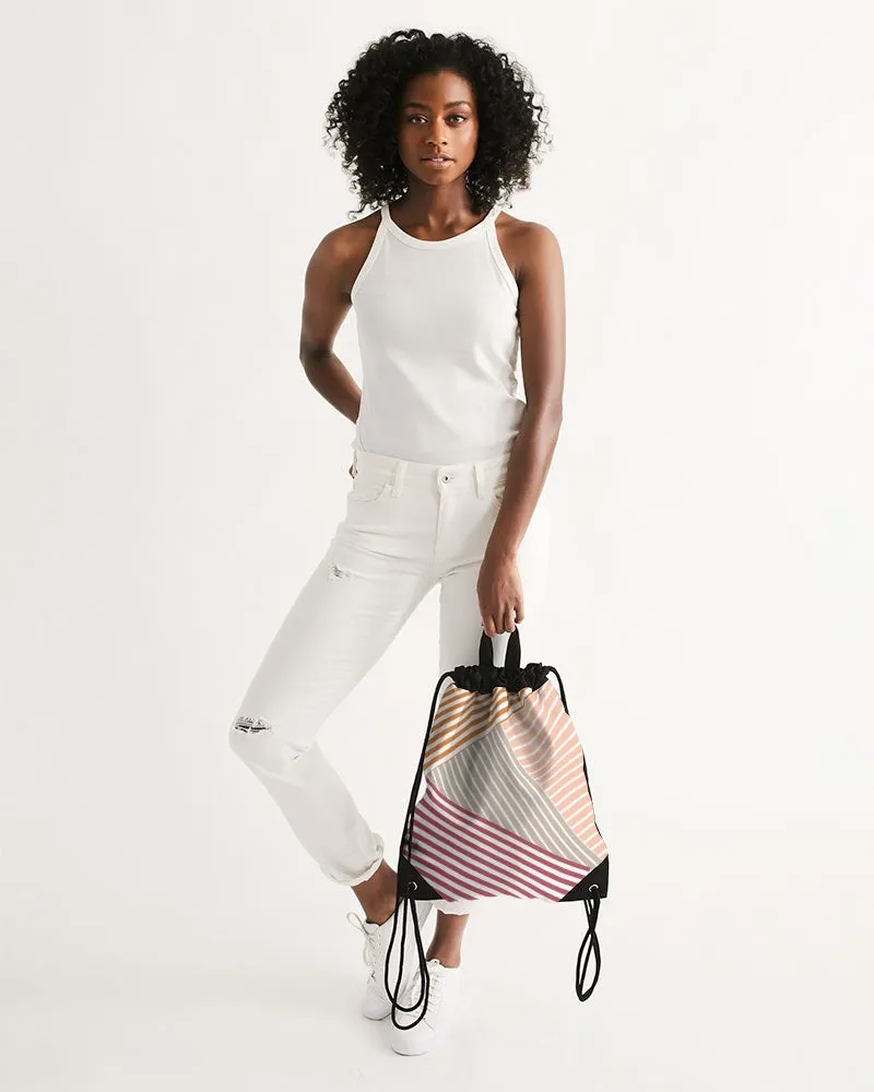 Orange Flavor Canvas Drawstring Bag