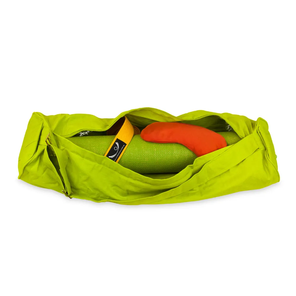 Organic Cotton Yoga Mat Bag Zip